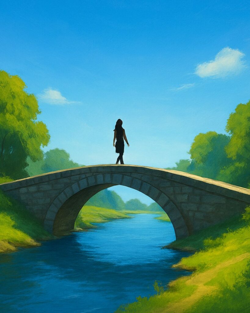 Processo-transformação-como-atravessar-ponte-transformação-cura-criança-interior-mudança-acolhida-aceitação-perdão-autocompaixão-ressignificação-mudança-coração-fé-oração.