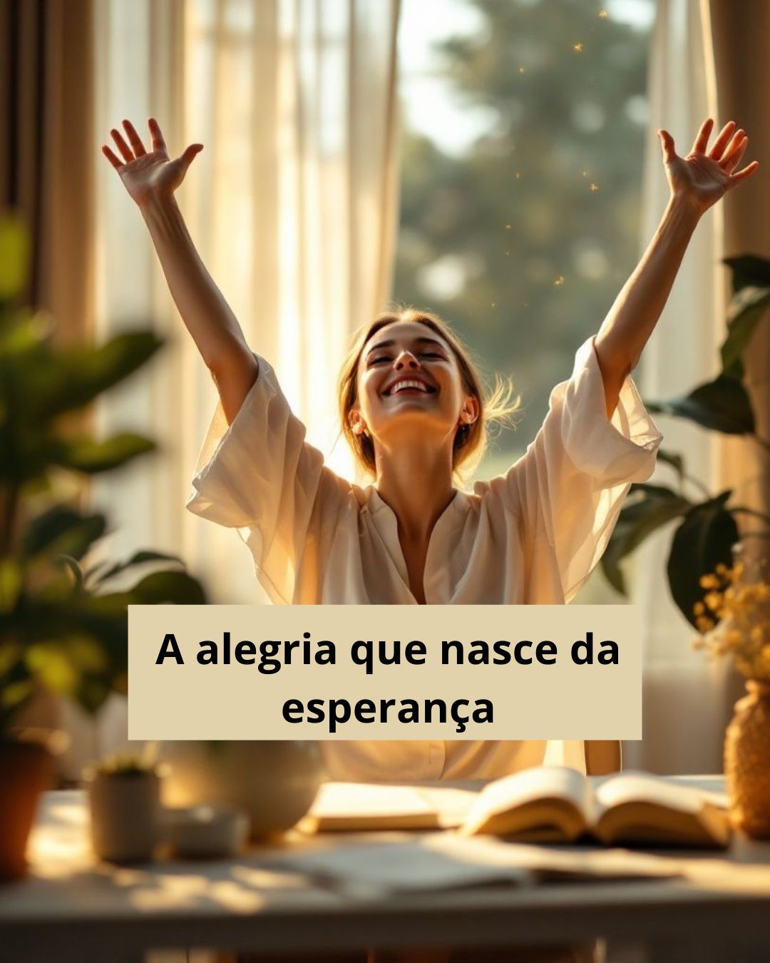 A alegria que nasce da esperança