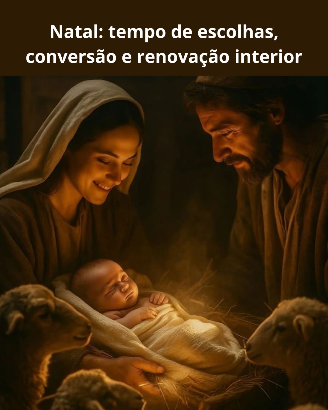 Natal: tempo de escolhas, conversão e renovação interior