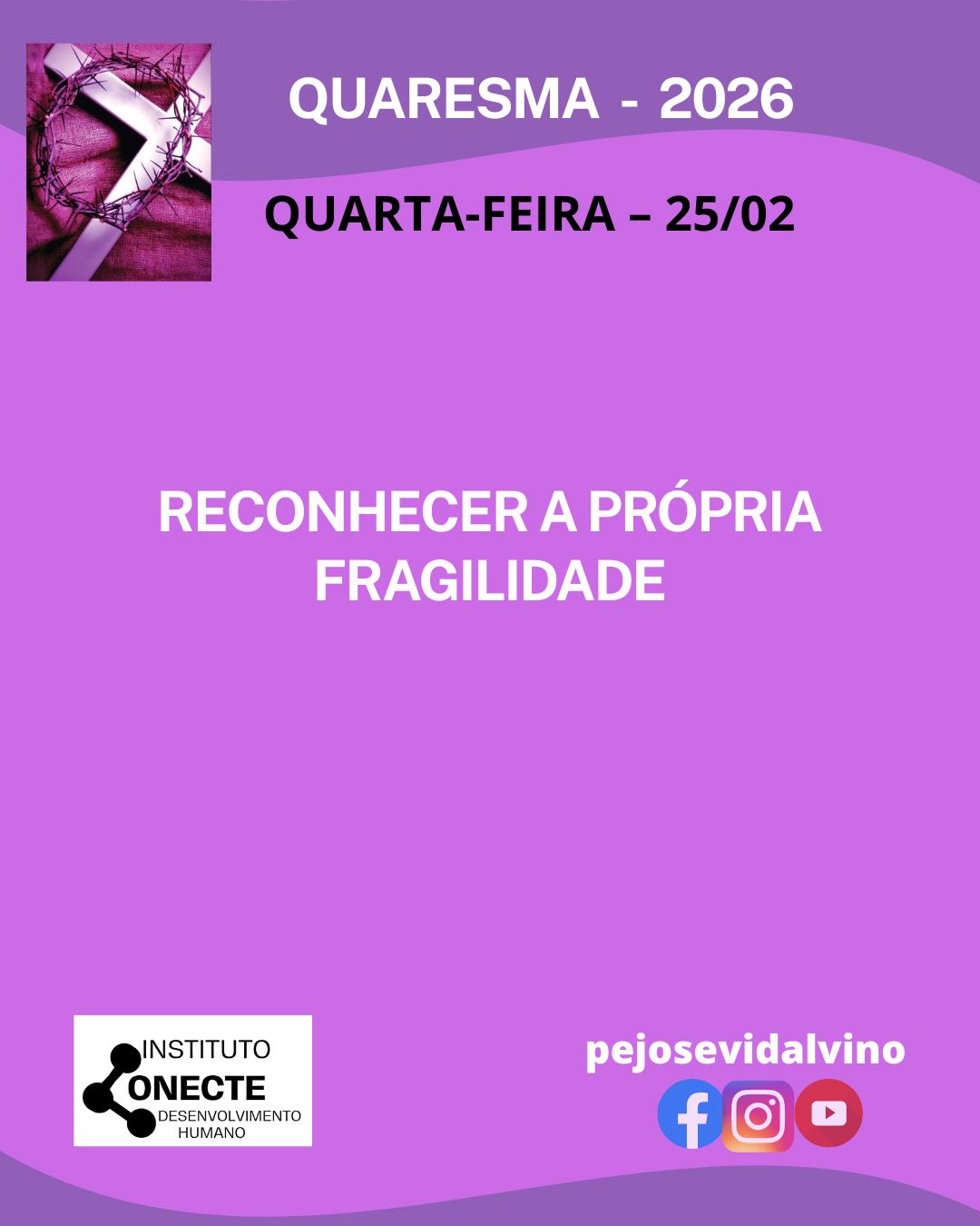 Reconhecer a própria fragilidade