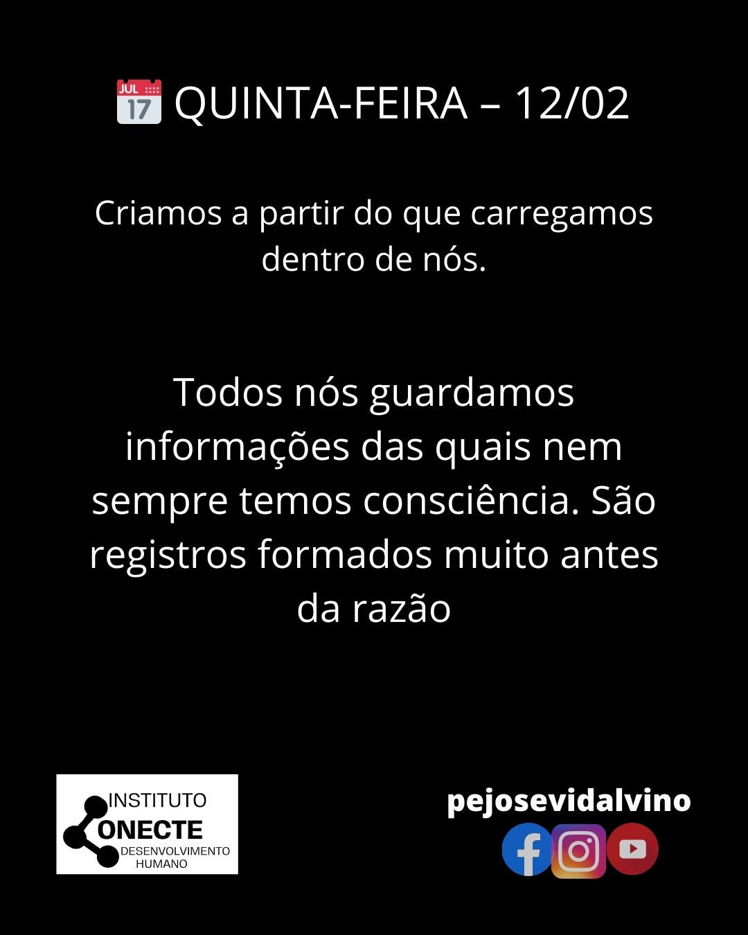 Criamos a Partir do Que Carregamos Dentro de Nós