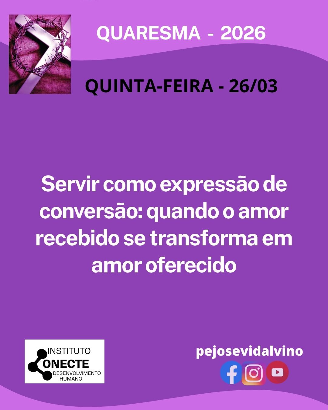 Servir como expressão de conversão: quando o amor recebido se transforma em amor oferecido