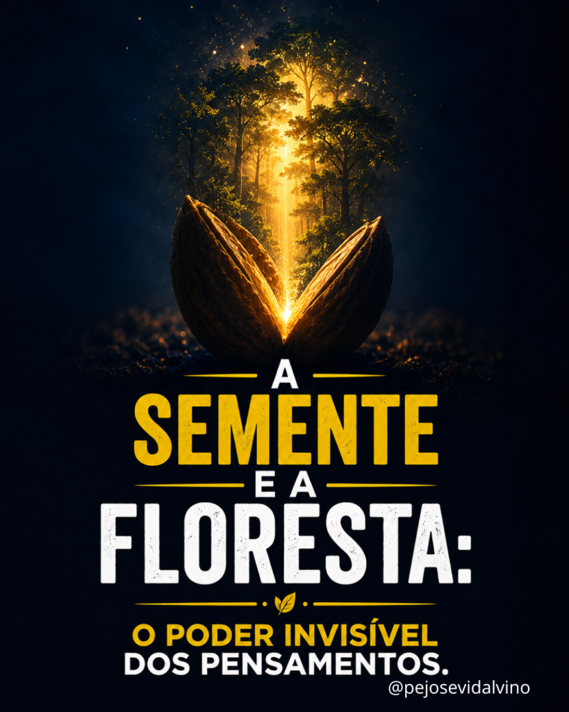 A semente e a floresta: o poder invisível dos pensamentos