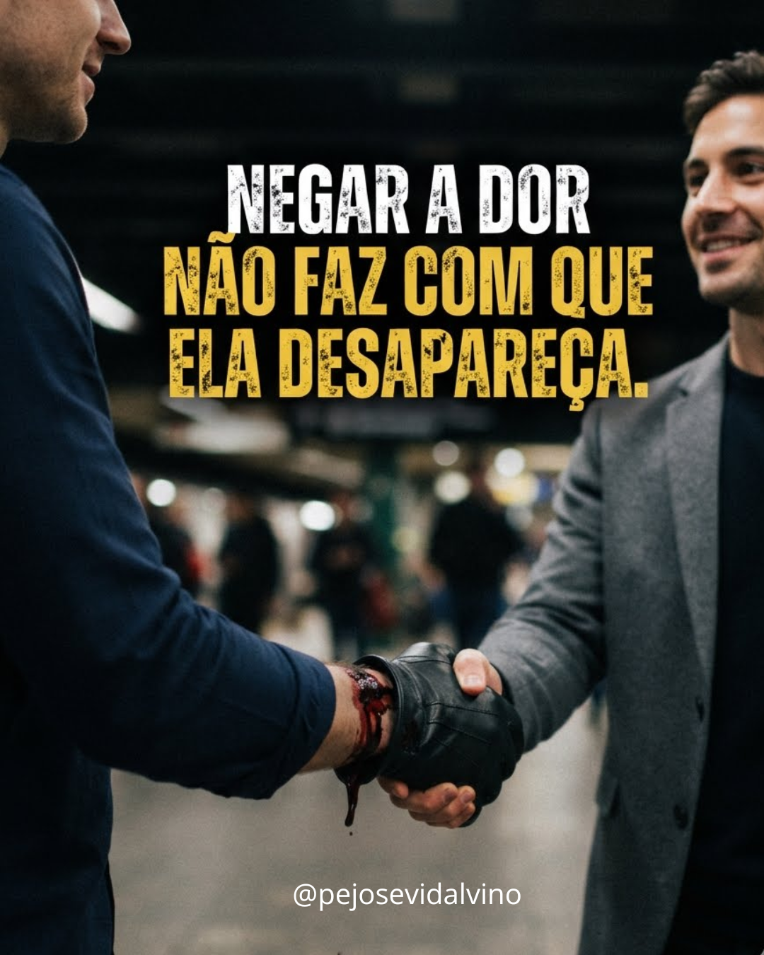 Negar a Dor Não Faz com que Ela Desapareça
