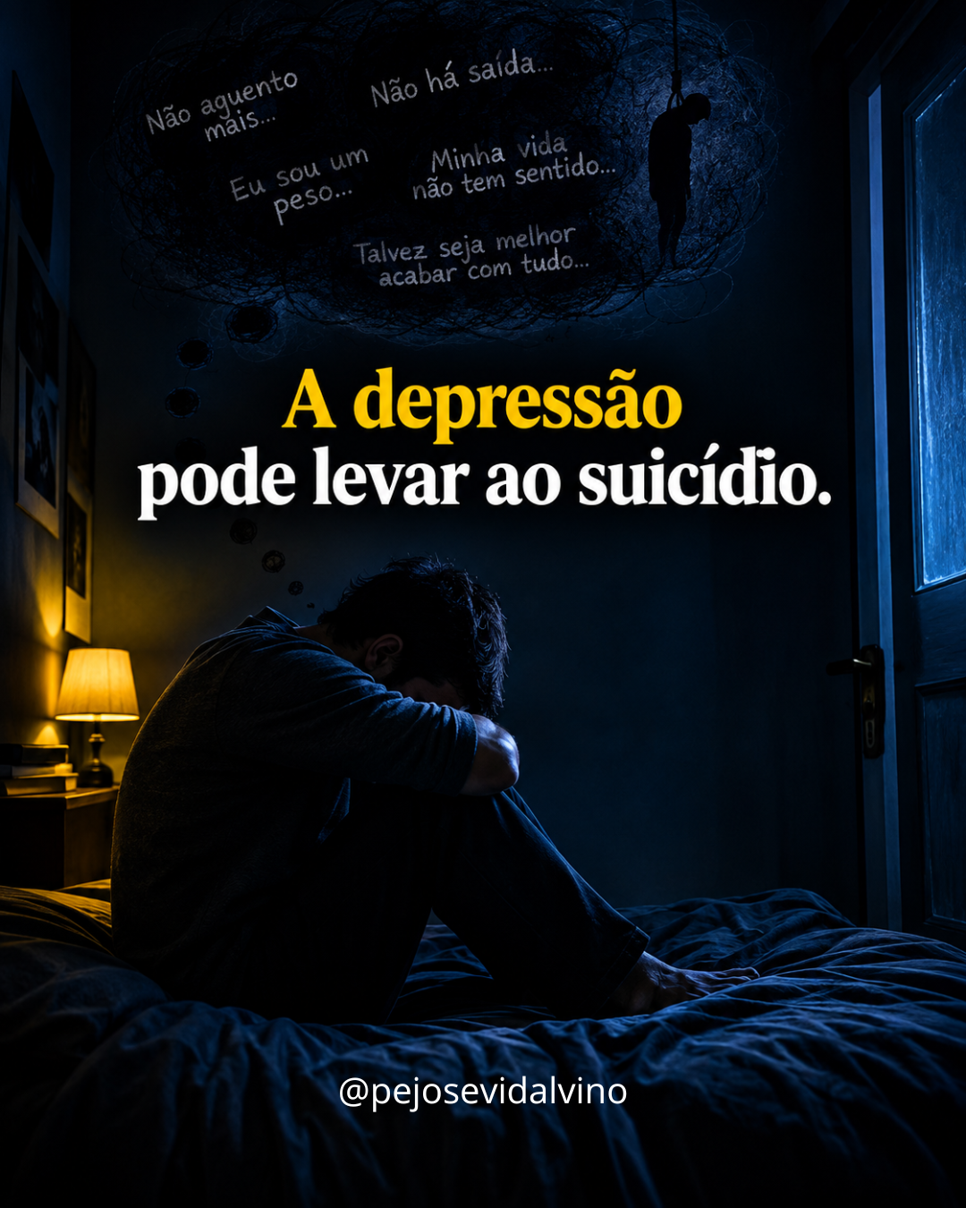 A depressão pode levar ao suicídio