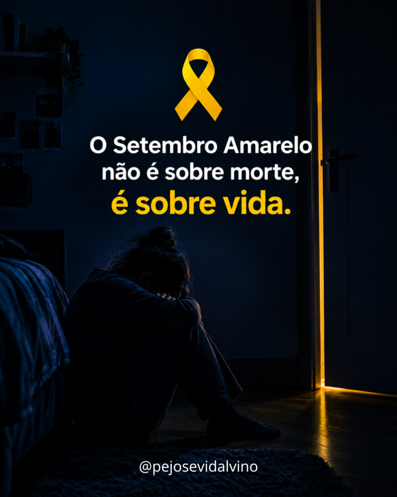 O Setembro Amarelo não é sobre morte, é sobre vida