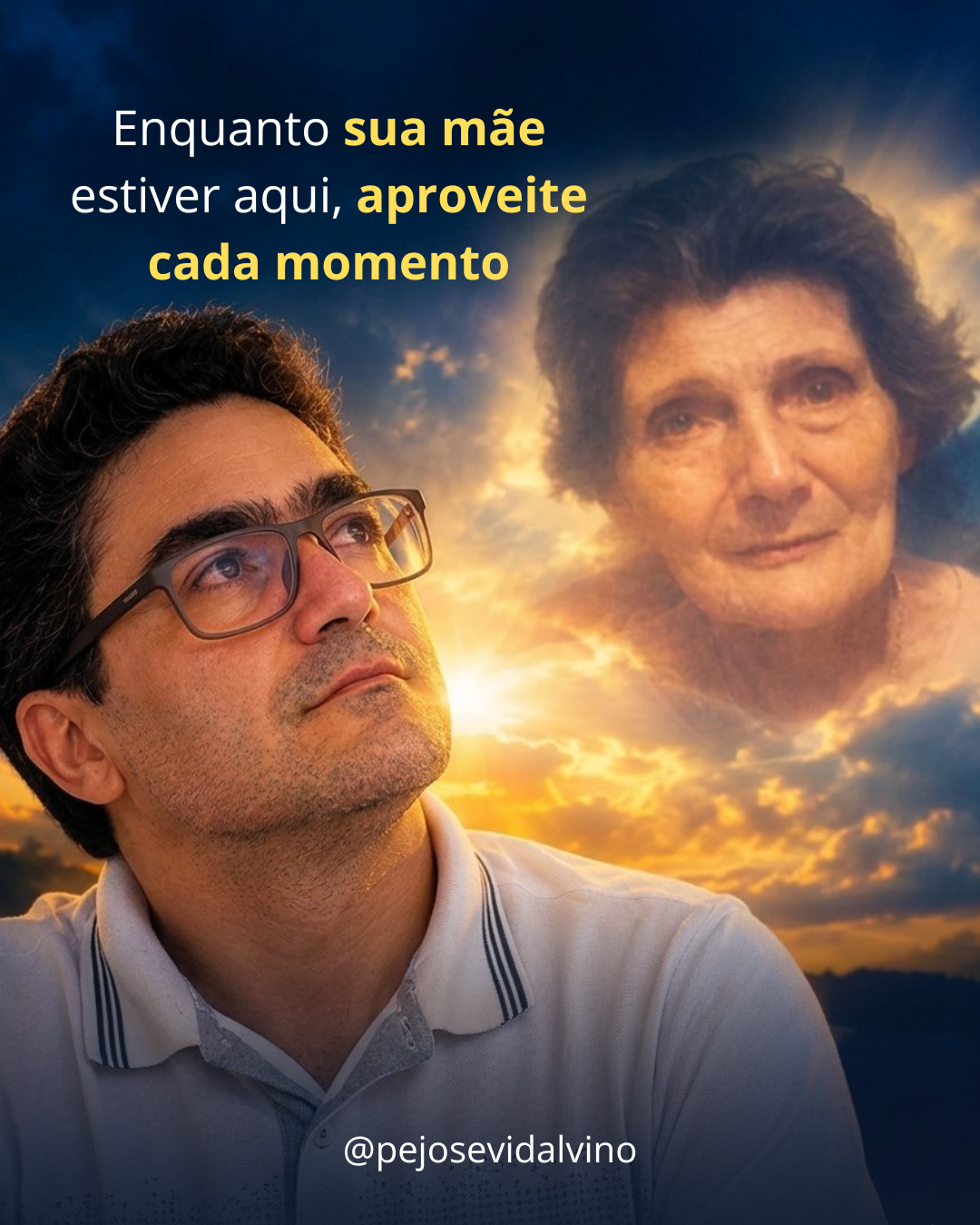 Enquanto sua mãe estiver aqui, aproveite cada momento