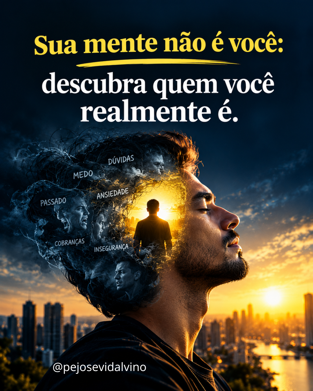 Sua mente não é você: descubra quem você realmente é