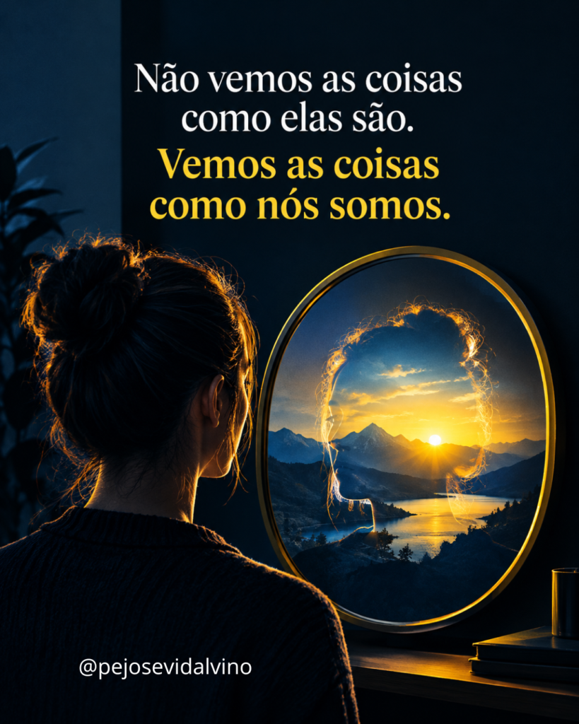 Não Vemos as Coisas Como Elas São, Vemos as Coisas Como Nós Somos