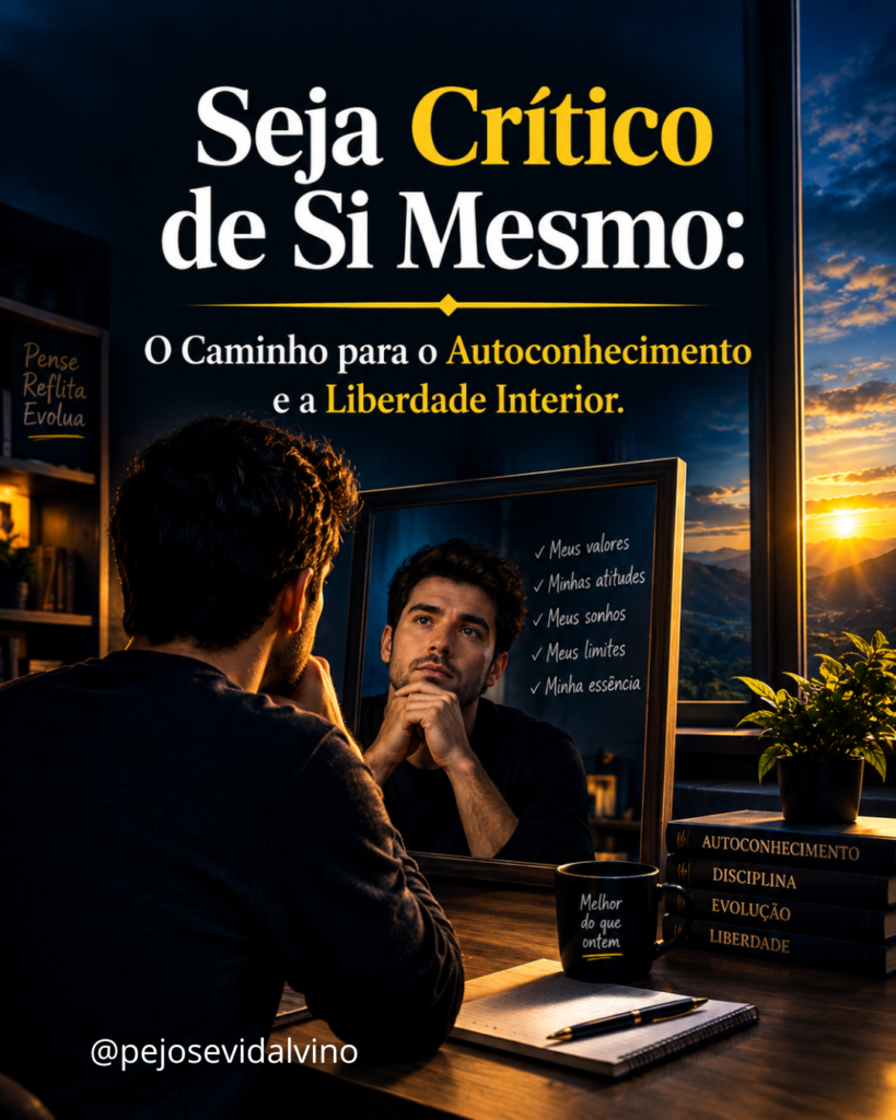 Seja Crítico de Si Mesmo: O Caminho para o Autoconhecimento e a Liberdade Interior
