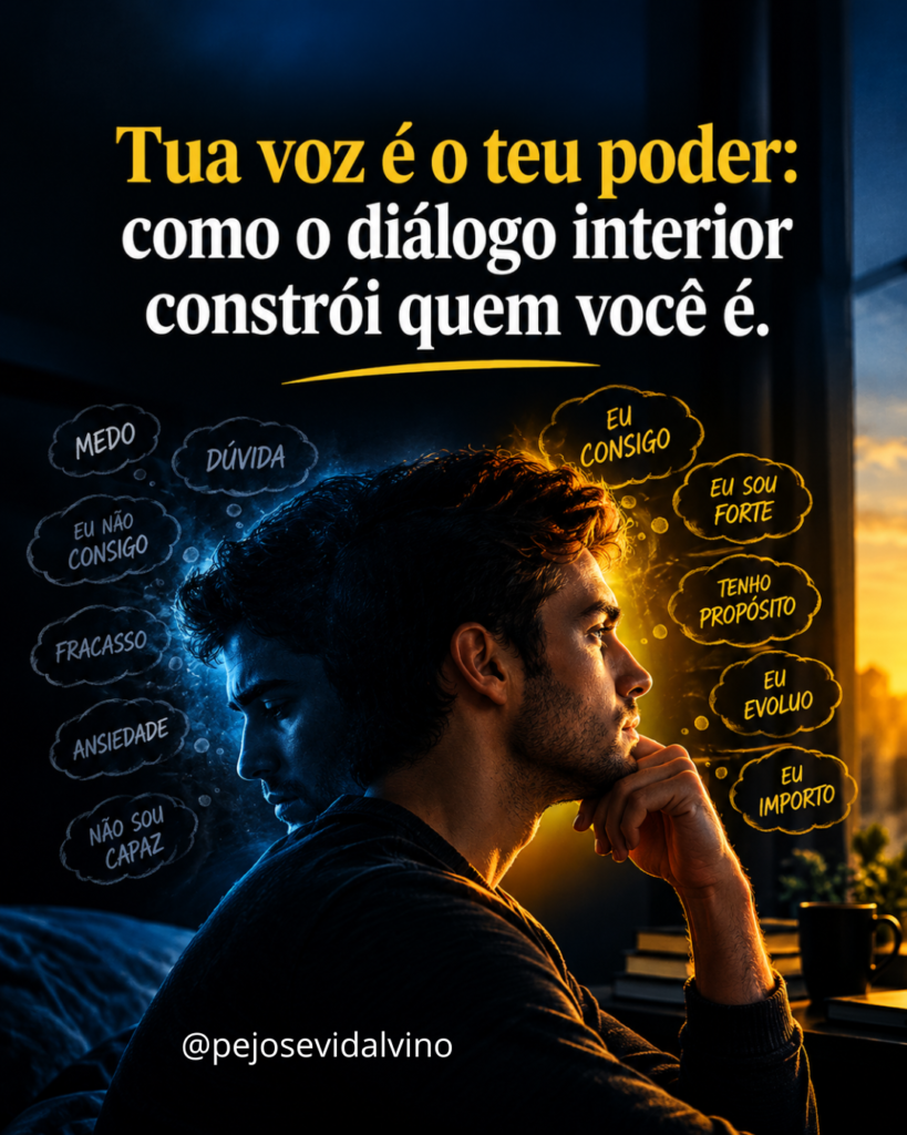 Tua voz é o teu poder: como o diálogo interior constrói quem você é
