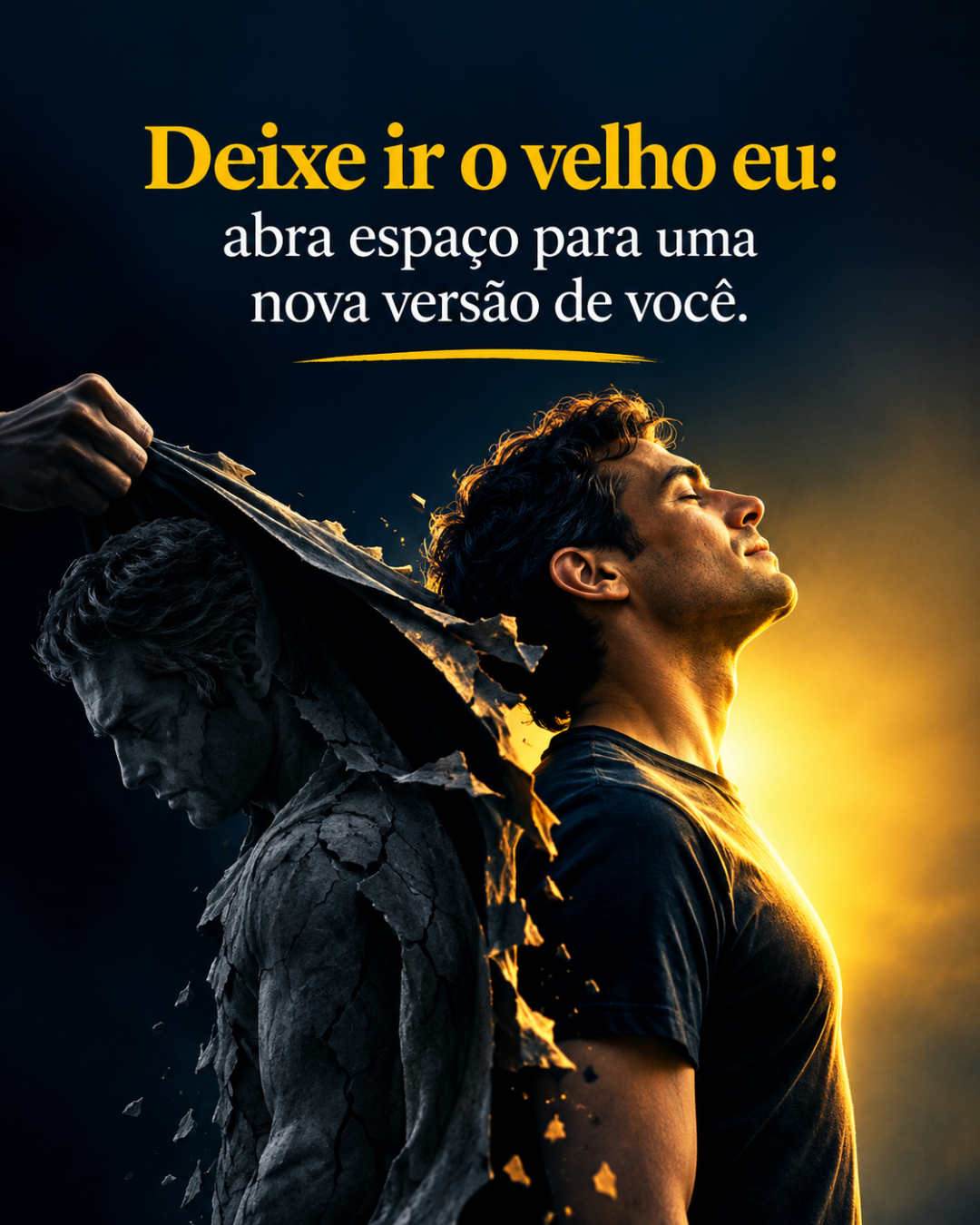 Deixe ir o velho eu: abra espaço para uma nova versão de você